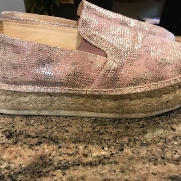 GABRIELLA MICHEL Espadrille Slip On Platform Shoes - Picture 6 of 7